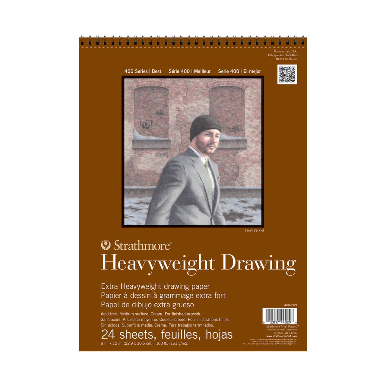 Strathmore® 400 Series Heavyweight Drawing Paper Pad